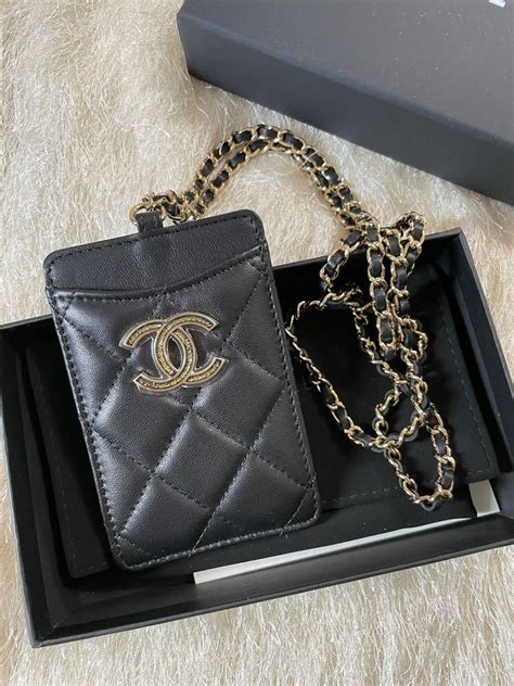 ipad mini cases designer chanel|chanel card holder lanyard.